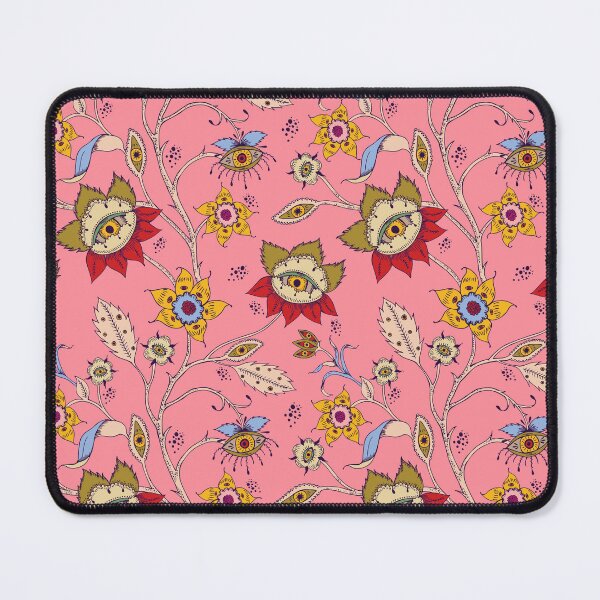 Item preview, Eyes in Bloom - Flowers with Eyes Pink designed and sold by papierquarell.