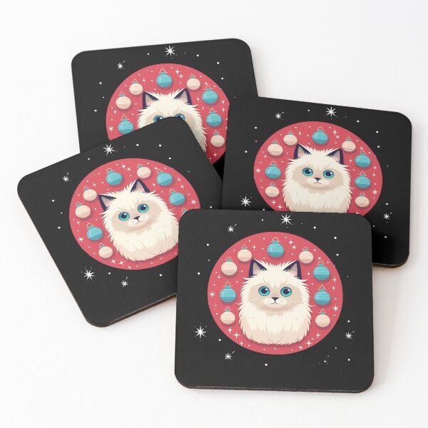 Item preview, Birman Cat Xmas Ornament, Love Cats designed and sold by Logiamerch.