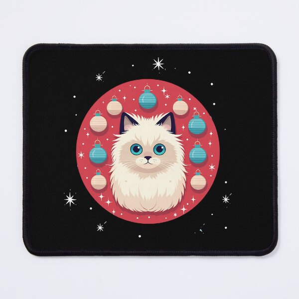 Item preview, Birman Cat Xmas Ornament, Love Cats designed and sold by Logiamerch.