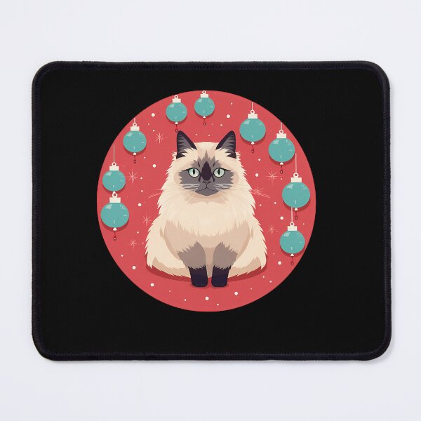 Item preview, Birman Cat Xmas Ornament, Love Cats designed and sold by Logiamerch.