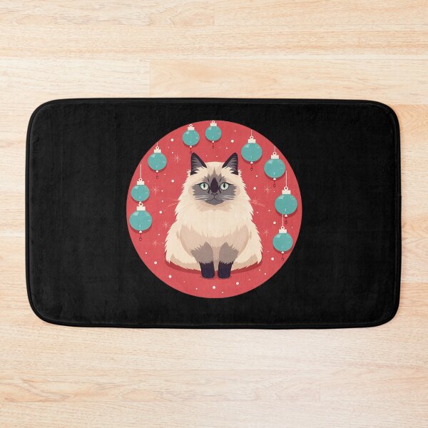 Item preview, Birman Cat Xmas Ornament, Love Cats designed and sold by Logiamerch.