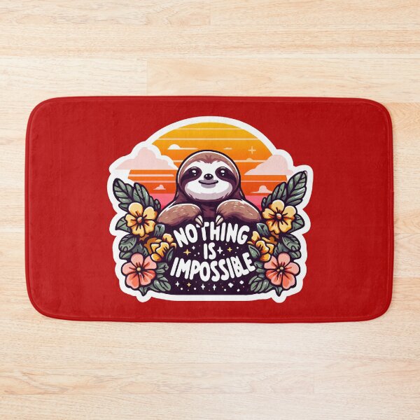 Item preview, Nothing Is Impossible Sloth designed and sold by plushism.