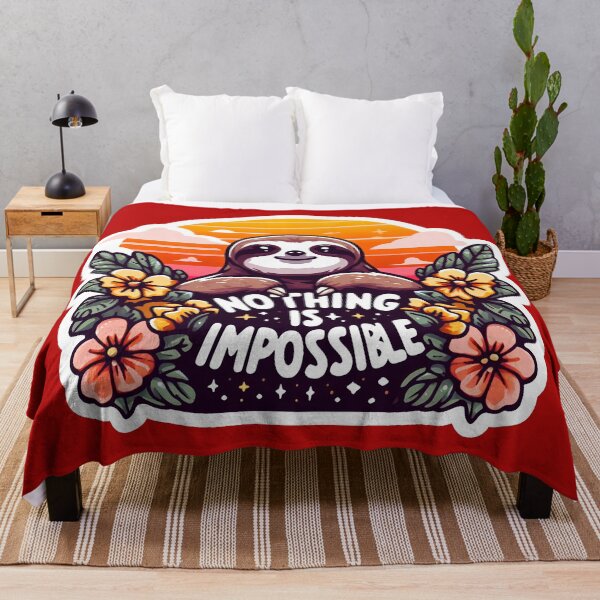 Item preview, Nothing Is Impossible Sloth designed and sold by plushism.