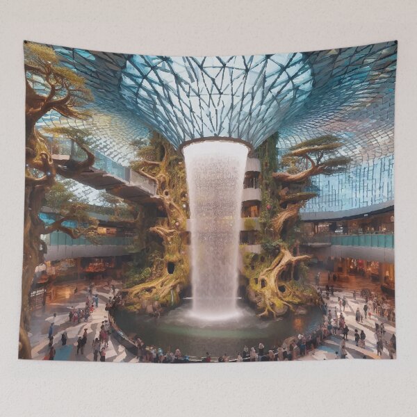 Item preview, Jewel Changi Airport Waterfalll, Singapore designed and sold by badguyduh.