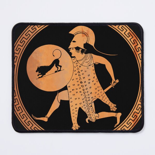 Item preview, Greek warrior running designed and sold by frederic Lecut.