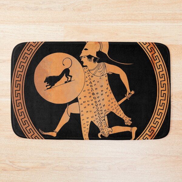 Item preview, Greek warrior running designed and sold by frederic Lecut.