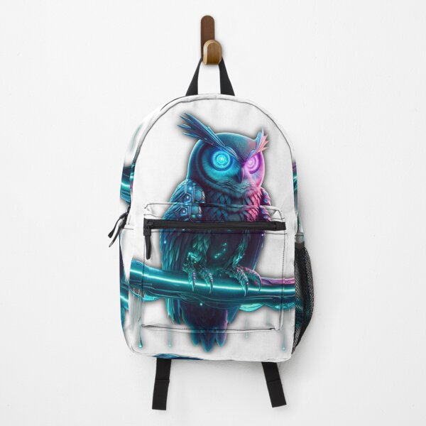 Item preview, Night Sentinel - Cyber Owl designed and sold by MrAI-Store.