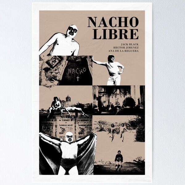 Item preview, Vintage Nacho Libre Poster designed and sold by honeydesigns.