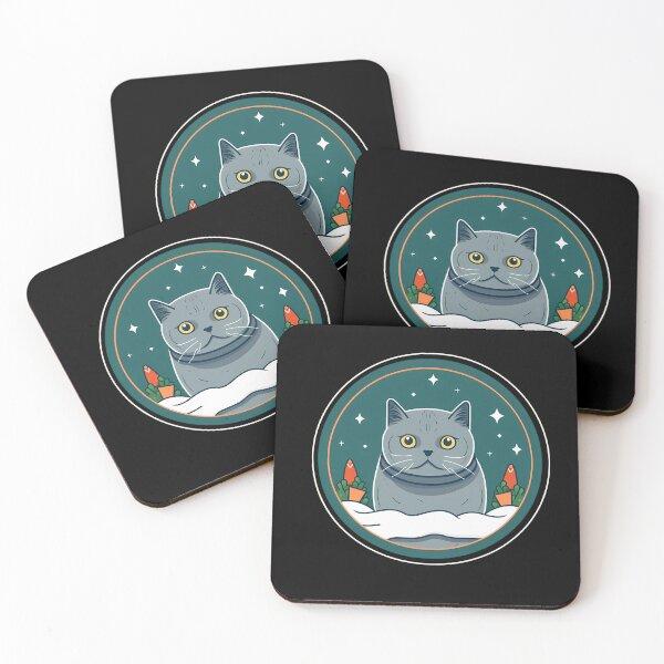 Item preview, British Shorthair Cat Xmas Ornament, Love Cats designed and sold by Logiamerch.
