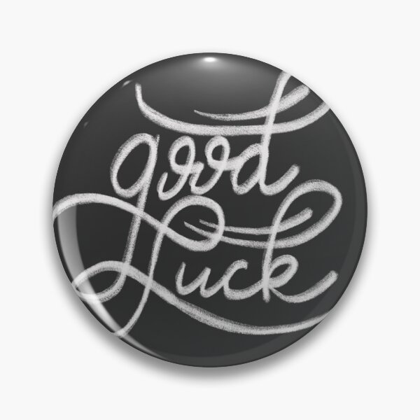 Item preview, Good Luck Chalk Lettering, Good Sportsmanship  designed and sold by Danielle Whitis Design.