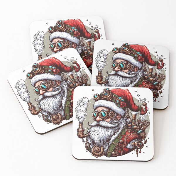 Item preview, Geared Up Steampunk Santa Claus designed and sold by organicgal.