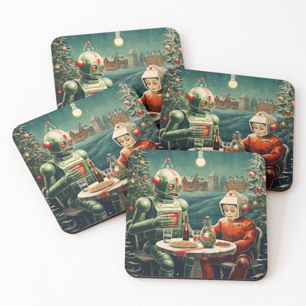 Item preview, Wishing You A Robot Christmas designed and sold by KAREIDAS.