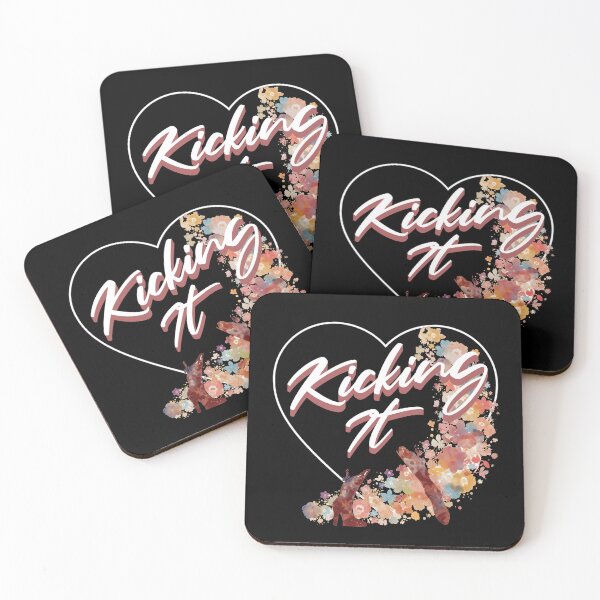 Item preview, Kicking It Watercolor Line Dancer Watercolor Flowers designed and sold by Texacology.
