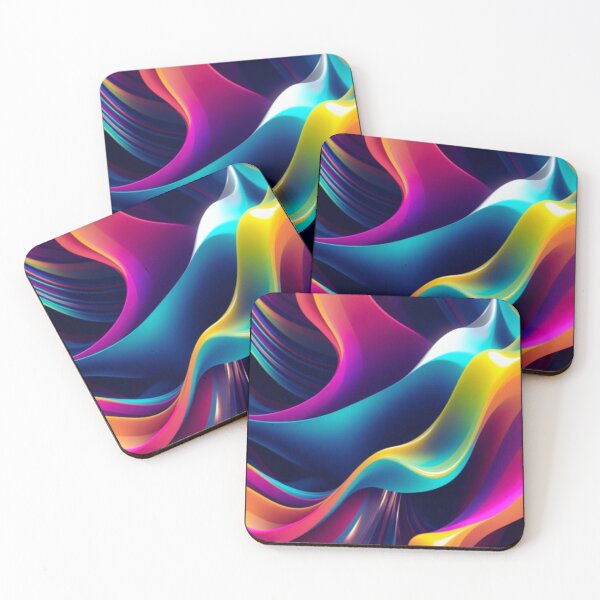 Item preview, ABSTRACT COLORFUL WAVE PATTERN designed and sold by upbay.