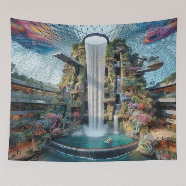 Item preview, Jewel Changi Airport Waterfalll, Singapore designed and sold by badguyduh.