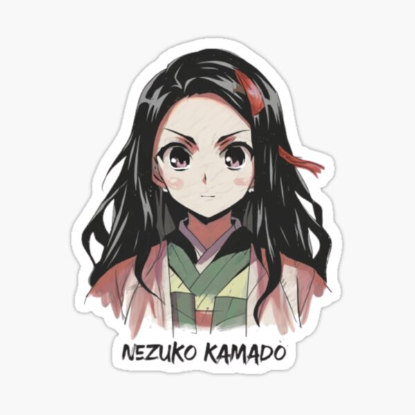 Nezuko - Anime Girl - Beach Waifu - Satin Poster - Original Demon