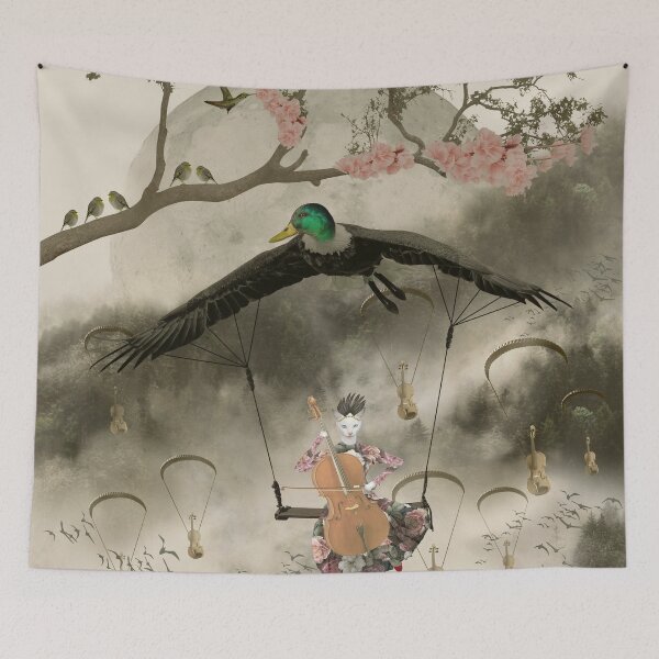 Item preview, Sway away collage artwork designed and sold by carokes.