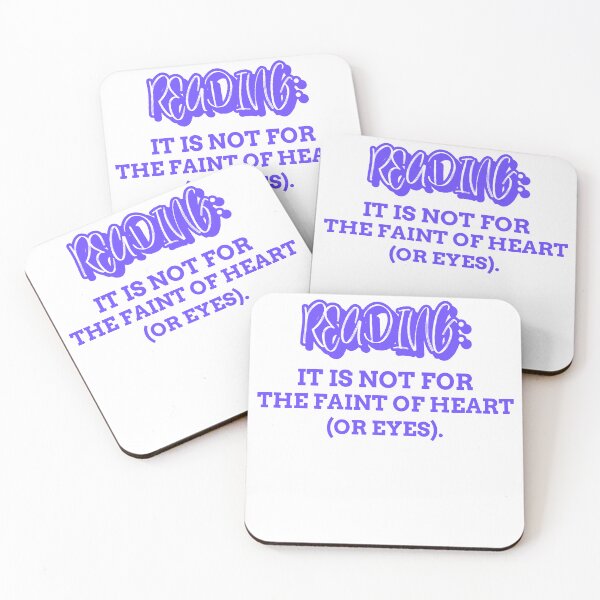 Item preview, Reading it is not for the faint of heart or eyes funny reader hobby sarcastic take designed and sold by ArtisanTeeShop.