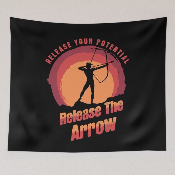 Item preview, Release Your Potential Release The Arrow Traditional Archery Bow hunting Deer Hunting designed and sold by HosvPrint .s.