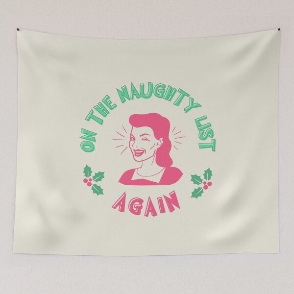 Item preview, On the naughty list again designed and sold by FatBirdie.