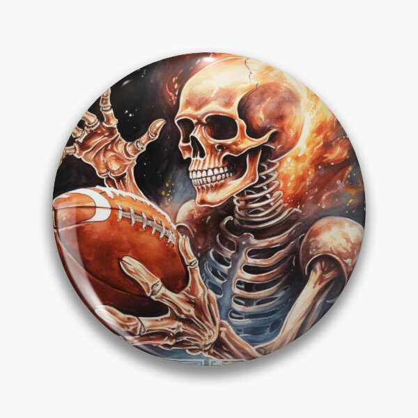 Item preview, Skeleton playing American Football  designed and sold by CrazyCrowFlight.