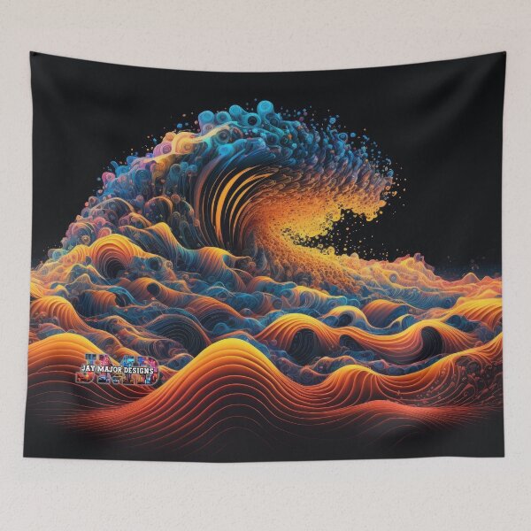 Item preview, Neon Waves without Quote 1/28 designed and sold by Jenson Major.