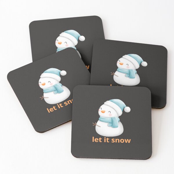 Item preview, let it snow essential winter snowy snowman cool designed and sold by Arafattouch.