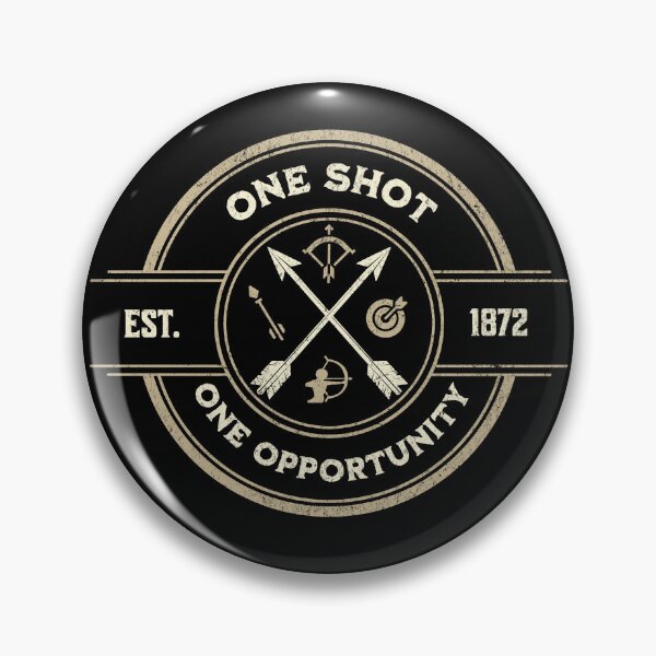 Item preview, One Shot One Opportunity Traditional Archery Bow hunting Deer Hunting designed and sold by HosvPrint .s.