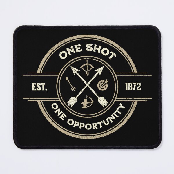 Item preview, One Shot One Opportunity Traditional Archery Bow hunting Deer Hunting designed and sold by HosvPrint .s.