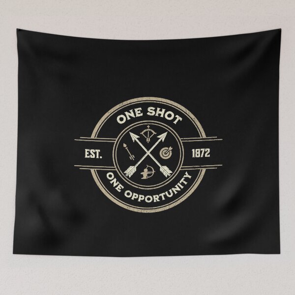 Item preview, One Shot One Opportunity Traditional Archery Bow hunting Deer Hunting designed and sold by HosvPrint .s.