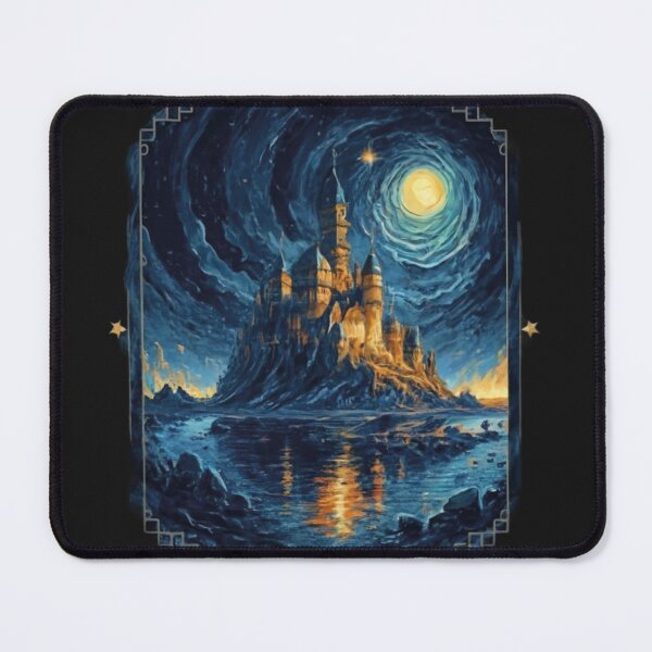 Item preview,  Mystical castle at night designed and sold by LuckyFamily.