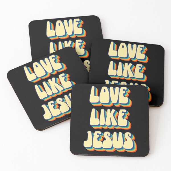 Item preview, Love Like Jesus Retro designed and sold by SpiritualVision.