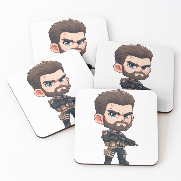 Item preview, Chibi videogame soldier designed and sold by Wxjtecki.