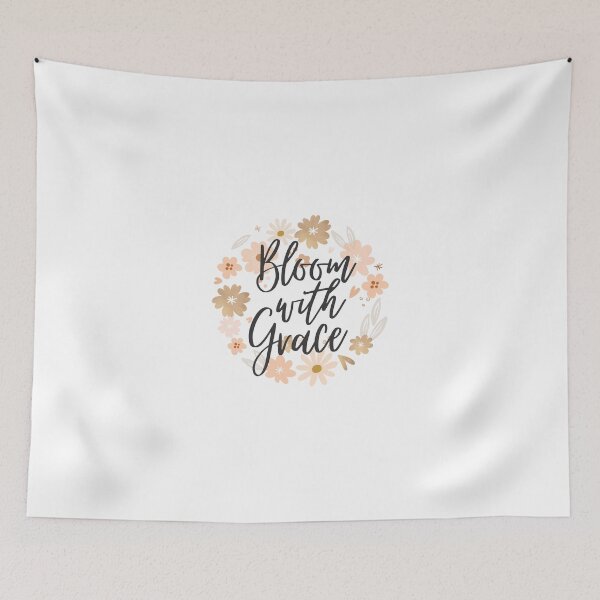 Item preview, Bloom with Grace Motivation Quotes designed and sold by EXproRIMENT.