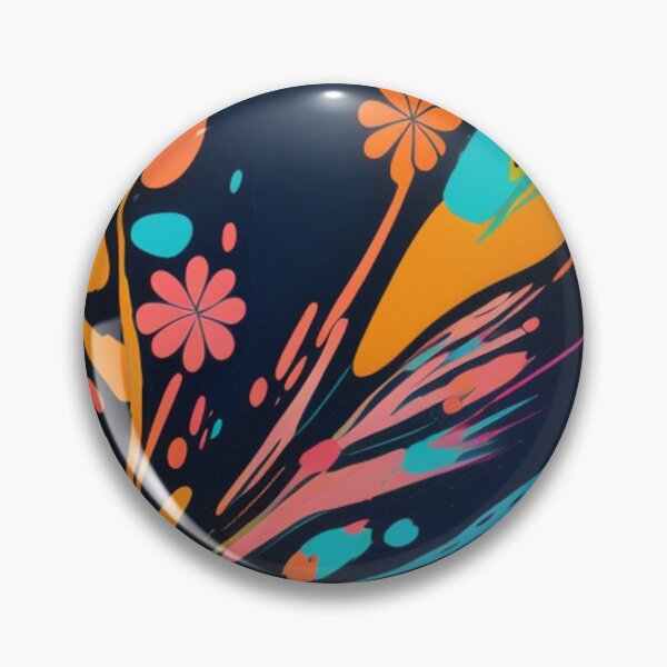 Item preview, Paint splattered floral  designed and sold by Roxburylane.