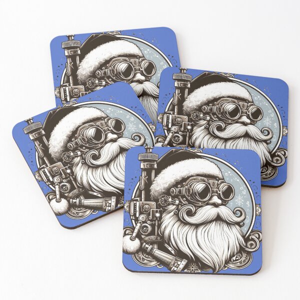 Item preview, Retro Steampunk Santa Claus designed and sold by organicgal.