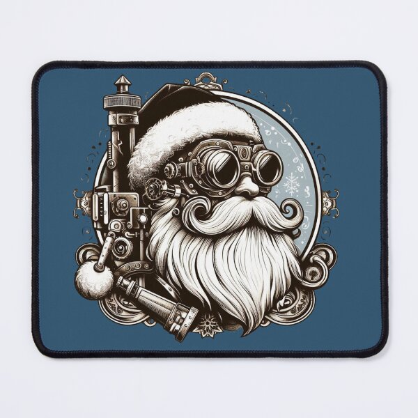 Item preview, Retro Steampunk Santa Claus designed and sold by organicgal.