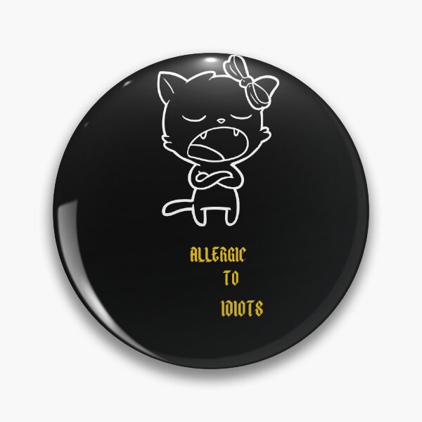 Item preview, ALLERGIC TO IDIOTS designed and sold by Cool-nd-Stylish.