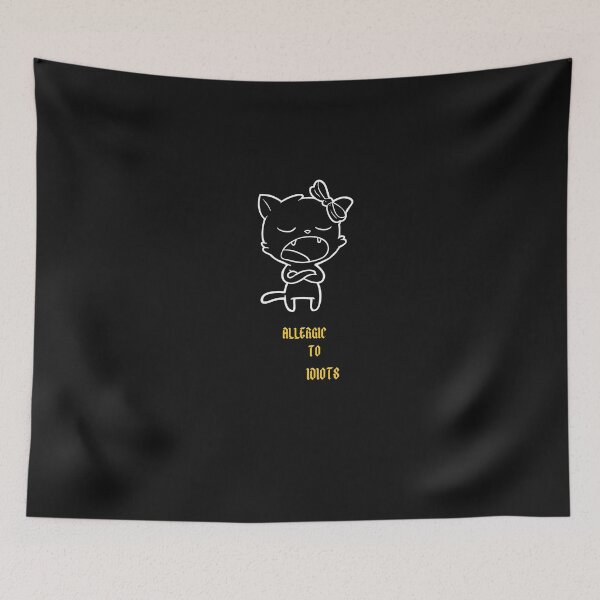 Item preview, ALLERGIC TO IDIOTS designed and sold by Cool-nd-Stylish.