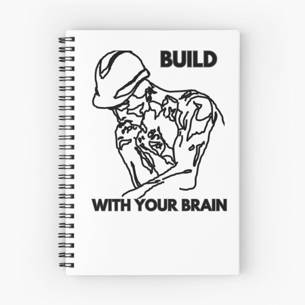 Item preview, Build With Your Brain - Motivation T-shirts designed and sold by SavvySeller.