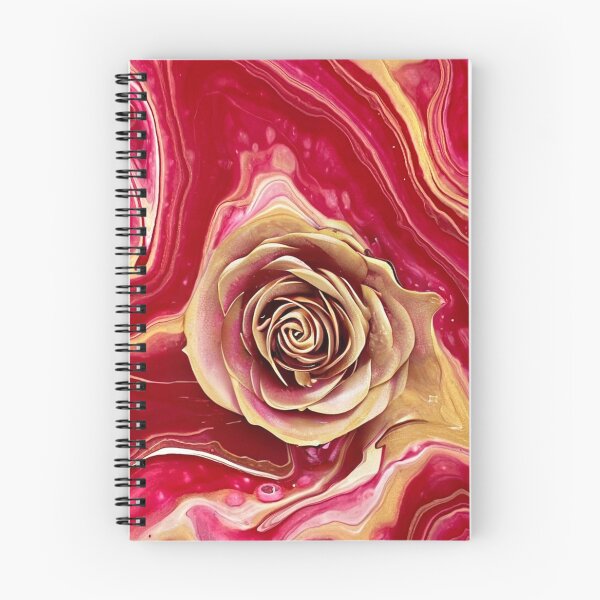 Item preview, Golden rose on red background designed and sold by Hmelliger.