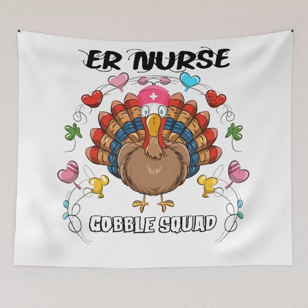 Item preview, Er Nurse Turkey Gobble Squad designed and sold by hichametta.