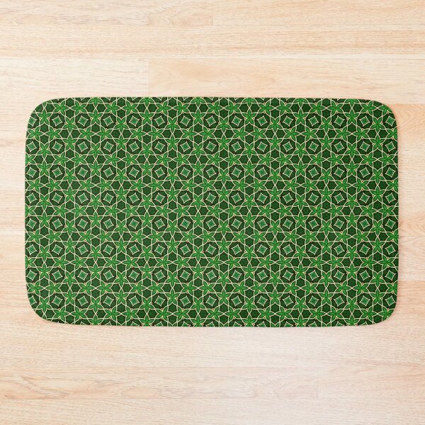 Item preview, Flowers Tree Green, Dark Fern, Dark Fern and Light Tan Pattern designed and sold by PatternMyHome.