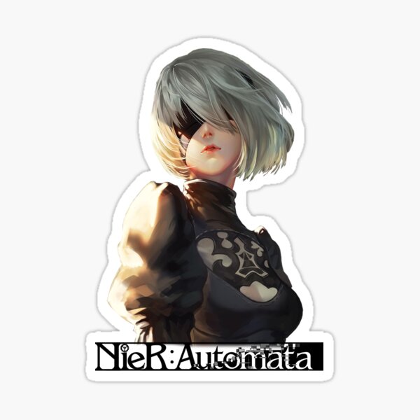 Vista previa del artículo con la obra «2B negar: Automata», diseñado y vendido por Diego Brando.