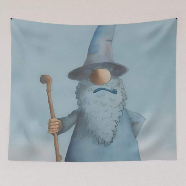 Item preview, Blue wizard designed and sold by Glenbobagins.