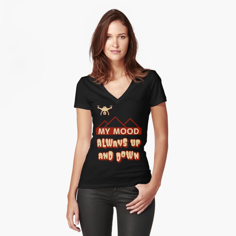 Item preview, Fitted V-Neck T-Shirt designed and sold by Teesamust.