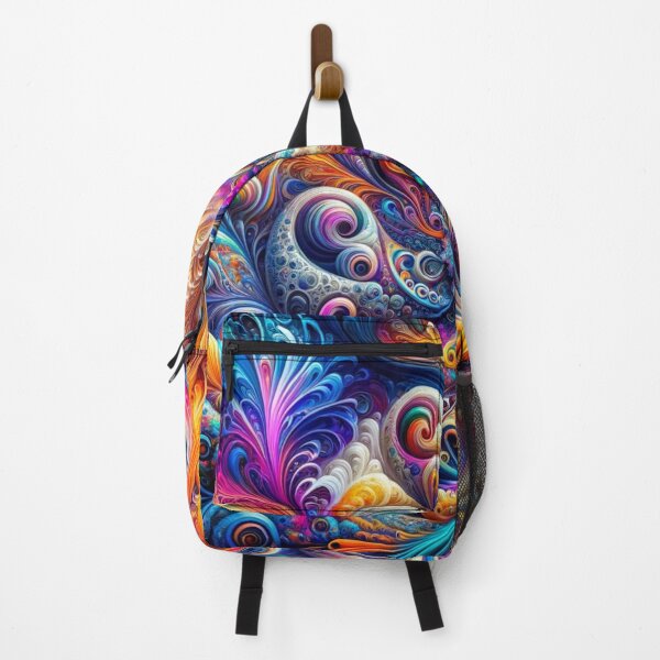 Item preview, Psychedelic Journey: A Kaleidoscope of Colors and Shapes designed and sold by masquetea.