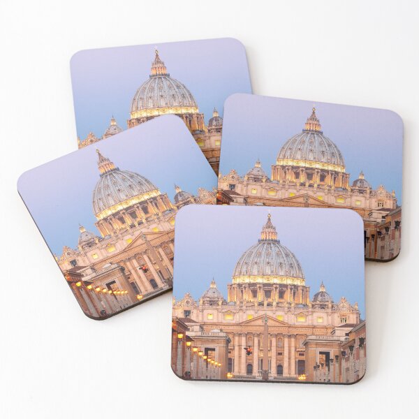 Item preview, Vatican City Architecture: Image of St. Peter's Basilica designed and sold by HeavenArtStudio.