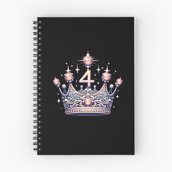 Item preview, Happy 4th Birthday - Royal Crown Celebration designed and sold by Jurady.