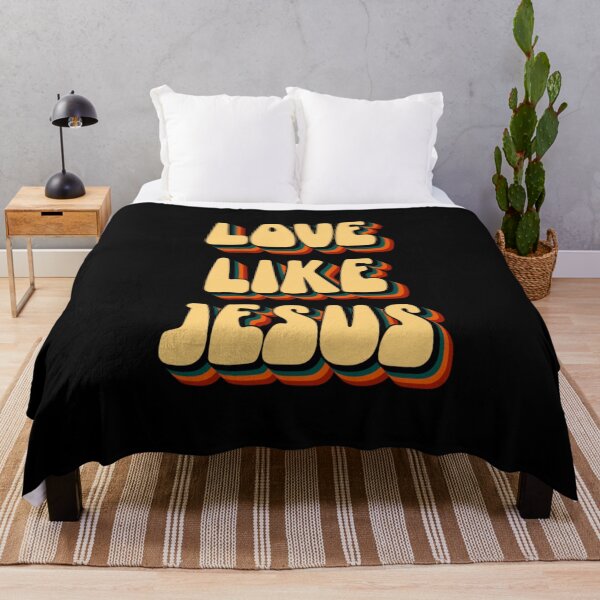 Item preview, Love Like Jesus Retro designed and sold by SpiritualVision.